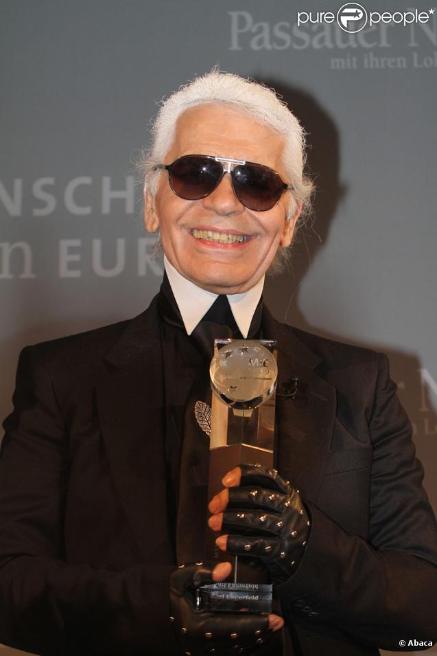 Karl Lagerfeld récompensé d'un prix 