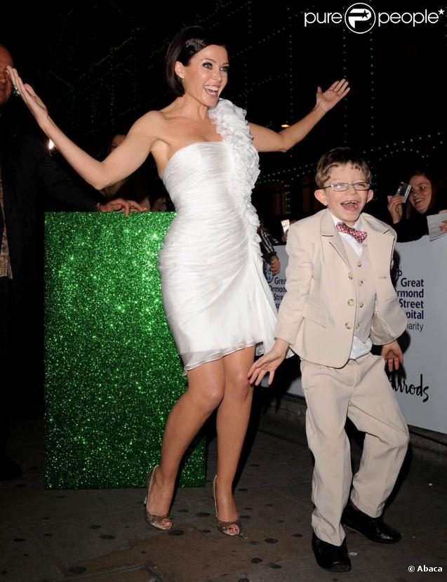 Dannii Minogue à Londres, le 29 octobre 2009