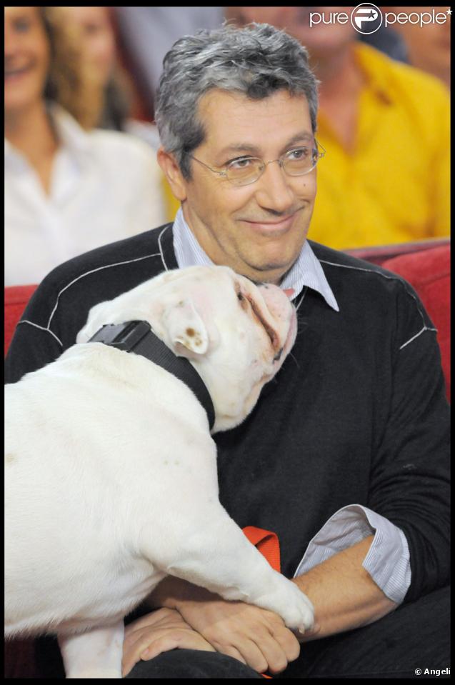 Alain Chabat lors de l'enregistrement de l'émission Vivement dimanche diffusée sur France 2 le 1er novembre 2009