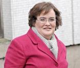 Susan Boyle à la sortie d'un studio à Londres le 03/11/09