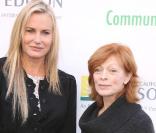 Daryl Hannah et Frances Fisher ont lancé le Green Community Challenge à Los Angeles le 4/11/09