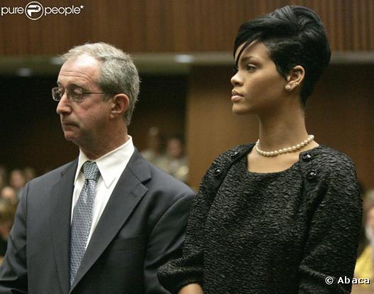 Rihanna lors de l'audience