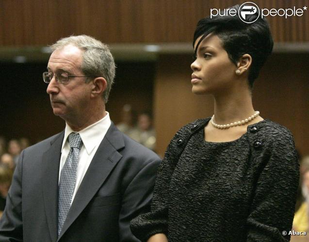 Rihanna lors de l'audience