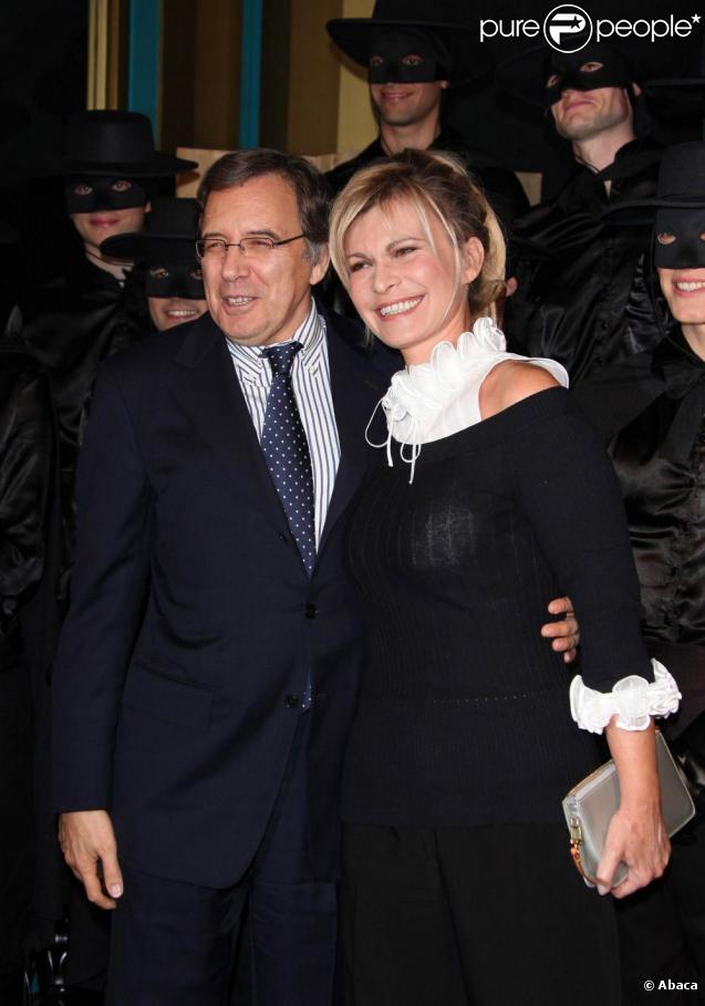 Nonce Paolini et Catherine Falgayrac à la première VIP de la comédie musicale Zorro. 05/11/09