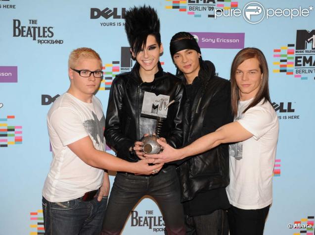 Les MTV Awards réussissent décidément aux Tokio Hotel, ils ont encore empoché une statuette hier !