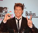David Hasselhoff, venu lui aussi remettre un prix, n'a pas manqué d'humour lors du photocall !