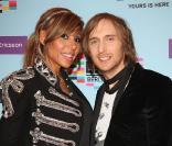 Cathy Guetta était venue soutenir son David chéri, nominé dans la catégorie Meilleure chanson pour  When love takes over  !