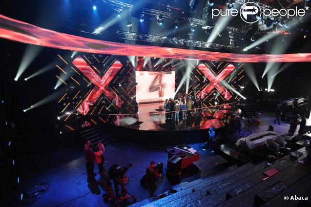 Le plateau du direct de X-Factor