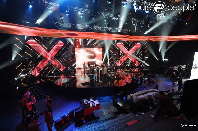 Le plateau du direct de X-Factor