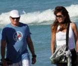 Robin Williams sur une plage de Miami en mars 2009 