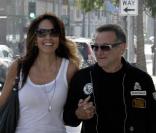 Robin Williams et sa nouvelle compagne à Los Angeles le 9 novembre 2009 