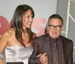 Robin Williams et sa nouvelle compagne lors de la première du film Papy-Sitter (Old Dogs) à Hollywood le 9 novembre 2009 