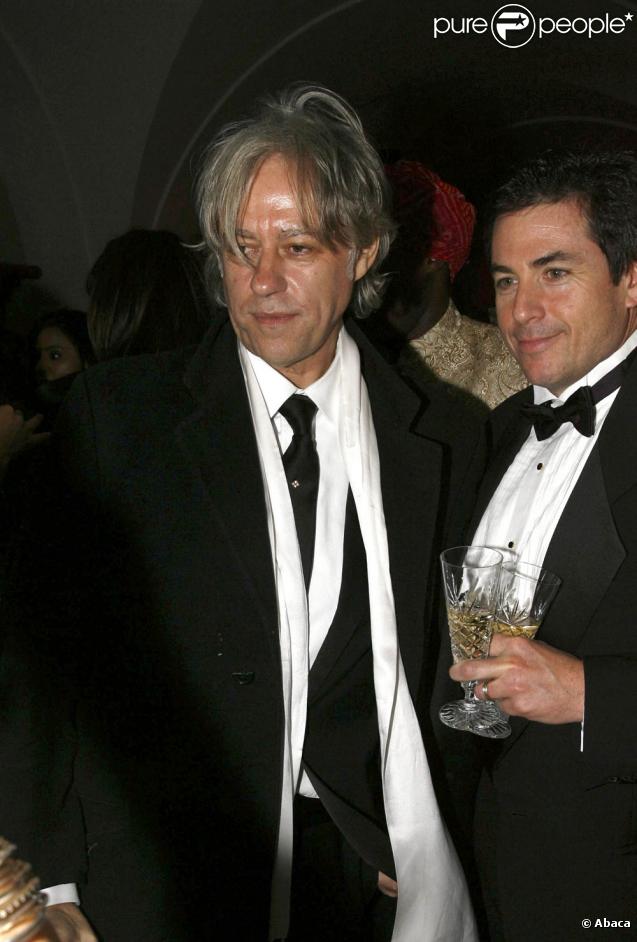 Sir Bob Geldof à la soirée de charité Indian Head Injury Foundation (9 novembre 2009, Londres)