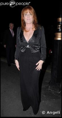 Sarah Ferguson à la soirée de charité Indian Head Injury Foundation (9 novembre 2009, Londres)