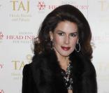 Christina Estrada pendant la soirée de gala Indian Head Injury Foundation (9 novembre 2009, Londres)