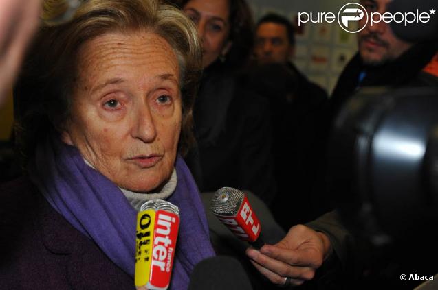 Bernadette Chirac, à l'occasion du match de foot opposant le Variétés Club de France à une sélection de Geodis, au stade de la Licorne, à Amiens, le 10 novembre 2009.