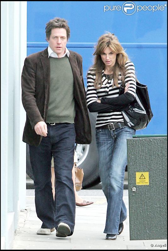 Jemima Khan et Hugh Grant en septembre 2008