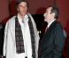Dominique Desseigne (businessman à la tête du groupe Lucien Barrière) et Jacques Hintzy (Président de l'UNICEF France) essayent de se décider pour une frimousse !