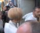 Rihanna arrive au studio de Skyrock, à Paris