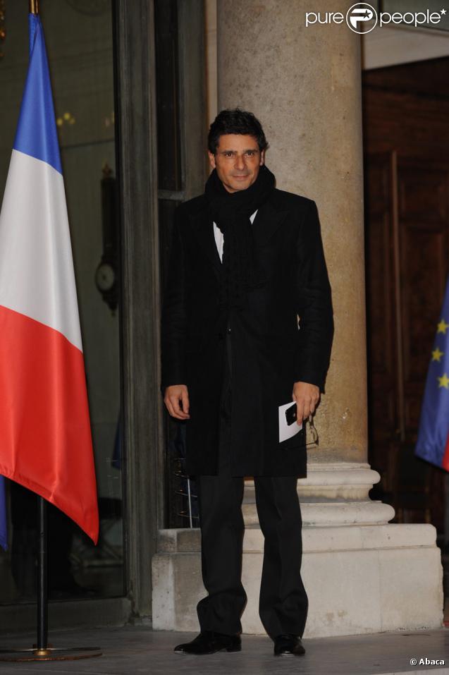 Pascal Elbé lors de la remise de la Légion d'honneur à Clint Eastwood le 13 novembre 2009 à L'Elysée