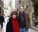 Le comédien Antoine de Caunes et l'actrice Judith Magre, venus présenter  La folle histoire d'amour de Simon Askenazy , au Festival de Sarlat, le 14 novembre 2009.