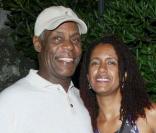 Danny Glover et sa future femme Eliane Cavalleiro.