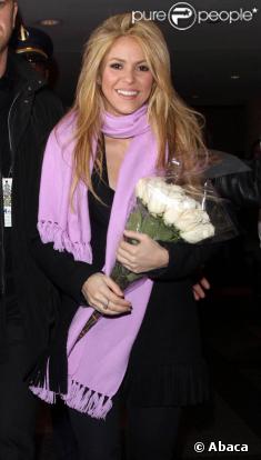 Shakira à New York, le 17 novembre 2009