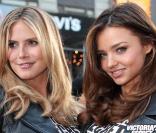 Heidi Klum et Miranda Kerr à New York le 18/11/09 