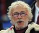 Pierre Richard dans les tribunes du Stade de France, à l'occasion du match France - Irlande, le 18 novembre 2009, à Saint-Denis.