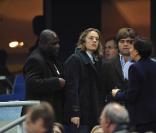 Pierre Sarkozy dans les tribunes du Stade de France, à l'occasion du match France - Irlande, le 18 novembre 2009, à Saint-Denis.