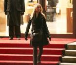 Cameron Diaz sur le tournage de <i>Knight and Day</i>, de James Mangold, avec Tom Cruise, à la Festival House of Mozart de Salzbourg, en Autriche, le 19 novembre 2009.