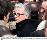 Frank Dubosc aux obséques de Jocelyn Quivrin