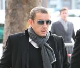 Dany Boon aux obséques de Jocelyn Quivrin