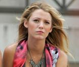 Blake Lively, joliment pensive sur le tournage de  Gossip Girl 
