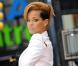 Rihanna chante Russian Roulette pour l'émission Good Morning America à New York le 24 novembre 2009