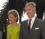 Princesse Mathilde et son époux à l'école des Beaux-Arts du Maroc le 24/11/09 