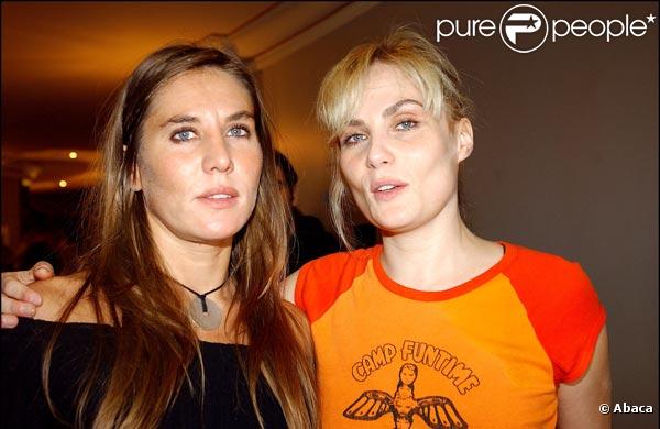 Mathilde Seigner et sa soeur Emmanuelle.