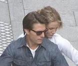 Cameron Diaz et Tom Cruise, en pleine balade à moto sur le tournage de  Knight & Day 