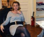 Cindy Lopes de  Secret Story 3  dans les locaux de  Purepeople  raconte tout ! Le 30 novembre 2009.