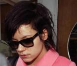 Lily Allen à Londres, le 2 décembre 2009