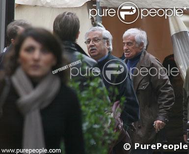 Jean-Paul Belmondo et Charly Koubesserian