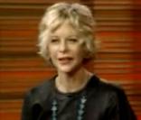 Meg Ryan, défigurée par la chirurgie esthétique, sur le plateau de l'émission  Live with Regis and Kelly .