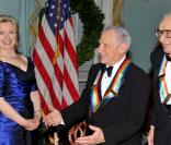Bruce Springsteen, Hillary Clinton, Mel Brooks et Dave Brubeck au Kennedy Center, à Washington le 6 décembre 2009.