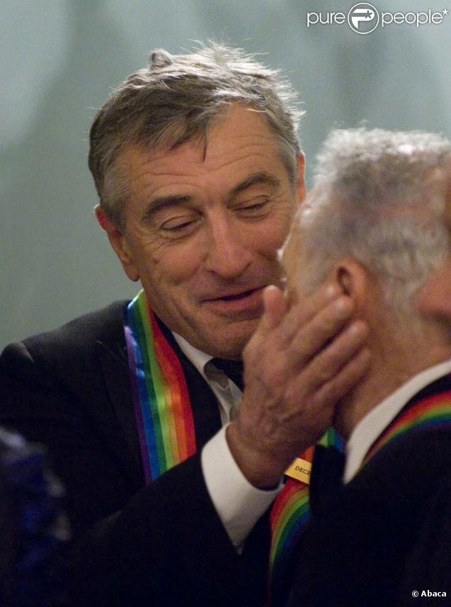 Robert de Niro récompensé par le Kennedy Center, à Washington le 6 décembre 2009.