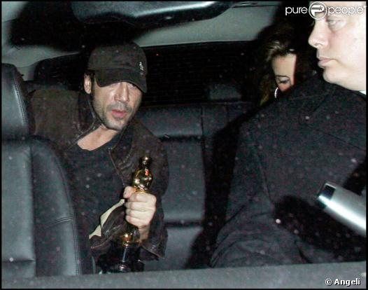 Penelope Cruz et son fiancé Javier Bardem 
