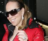 Mariah Carey dans sa doudoune Moncler