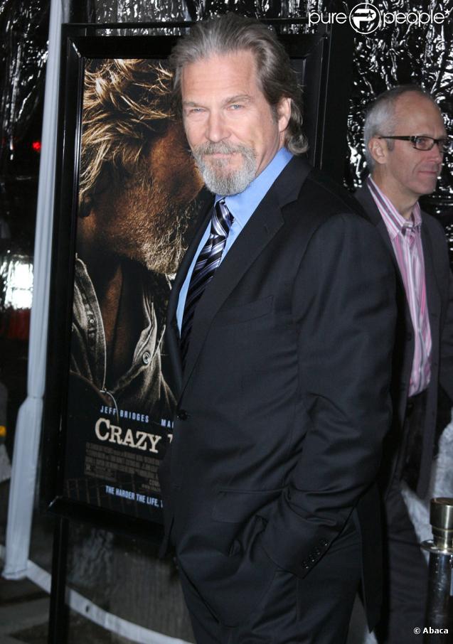 Jeff Bridges lors de la première du long métrage Crazy Heart à Beverly Hills le 8 décembre 2009