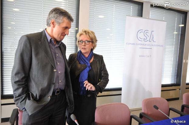 Françoise Laborde et Rachid Arhab 