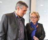Françoise Laborde et Rachid Arhab 