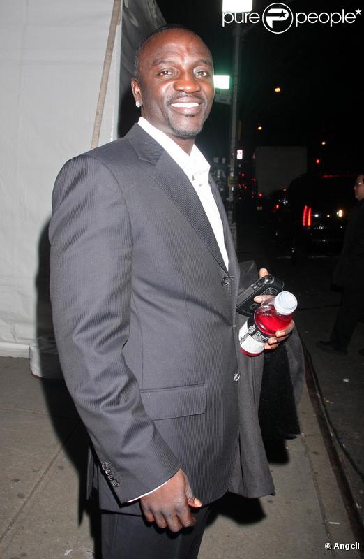 Akon à la soirée Vevo à New York le 8/12/09